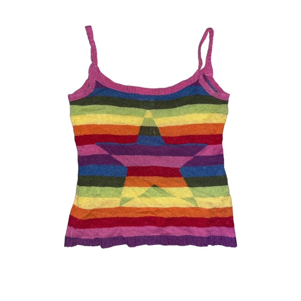 Hysteric glamour star rainbow tank top